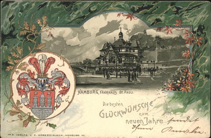 Hamburg Fährhaus
St. Pauli
Prägedruck