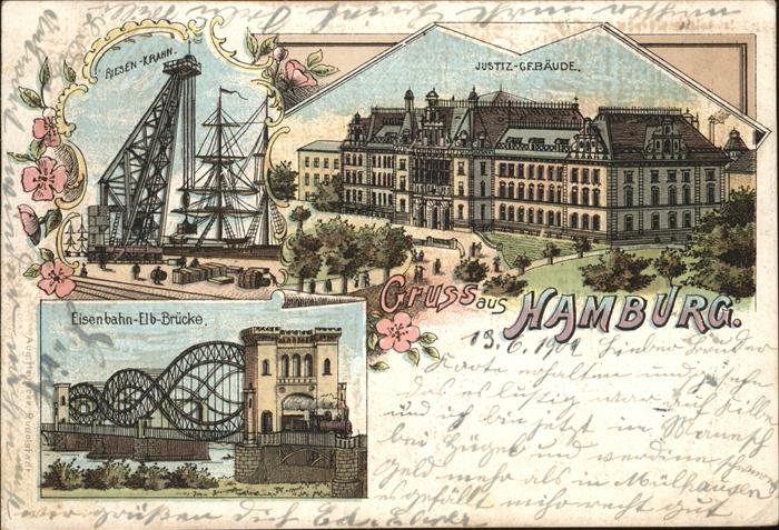 Hamburg Justiz-Gebäude