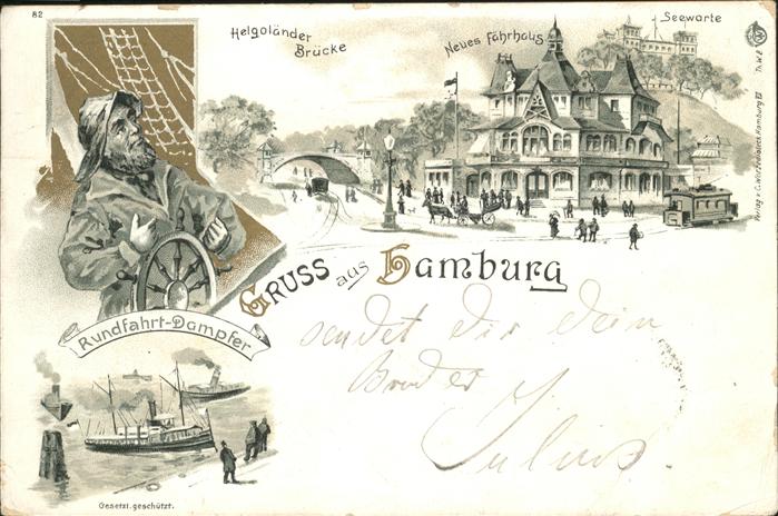 Hamburg Fährhaus
Seewarte
Rundfahrt-Dampfer