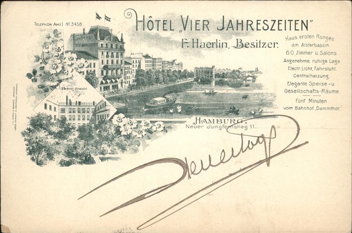 Hamburg Hotel Vierjahreszeiten