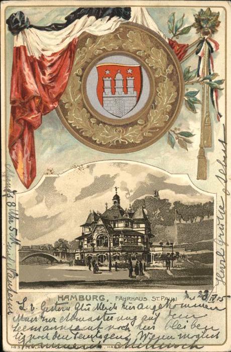 Hamburg Fährhaus St. Paul
Prägedruck