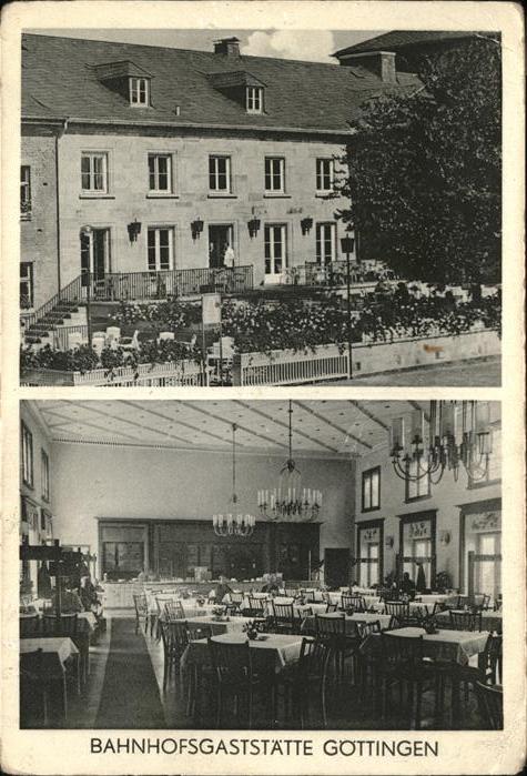 Goettingen Niedersachsen Bahnhofgaststätte
