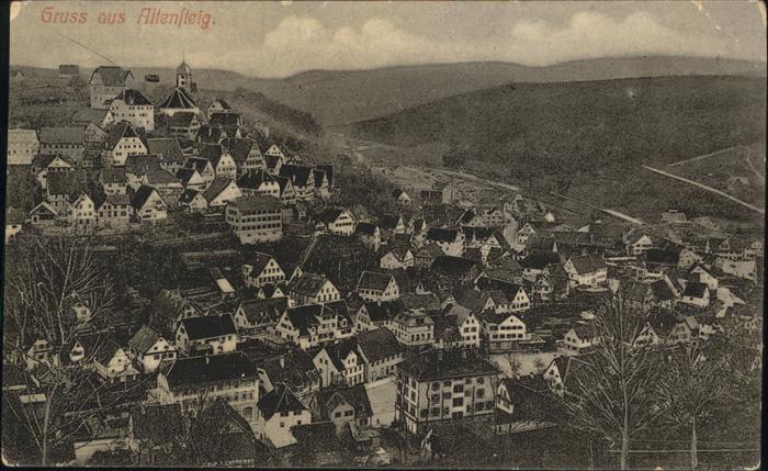 Altensteig Schwarzwald Totalansicht