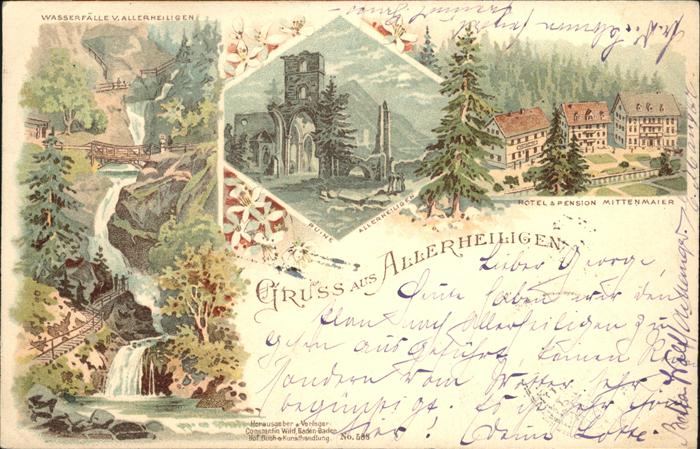 Allerheiligen Oppenau Wasserfälle
Pension Mittenmaier