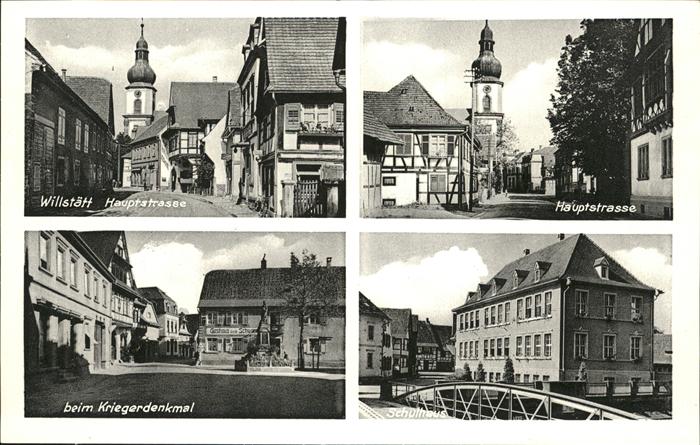 Willstaett Hauptstrasse
Kriegerdenkmal