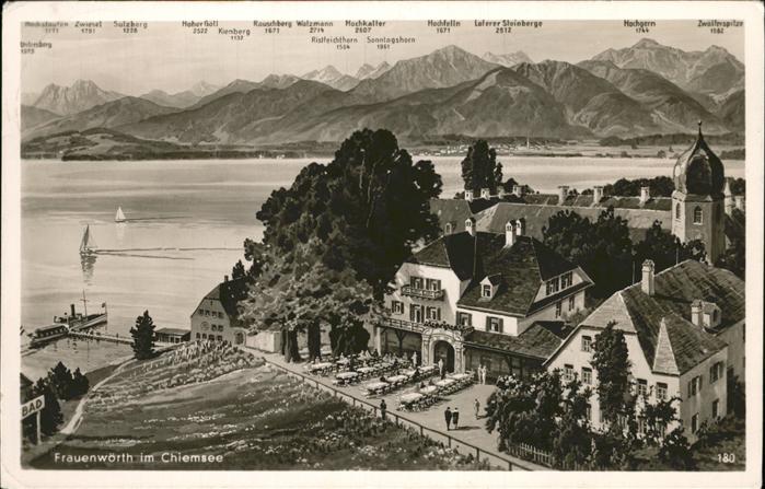 Chiemsee Bayern Frauenwoerth