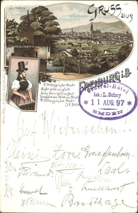 Freiburg Breisgau totalansicht