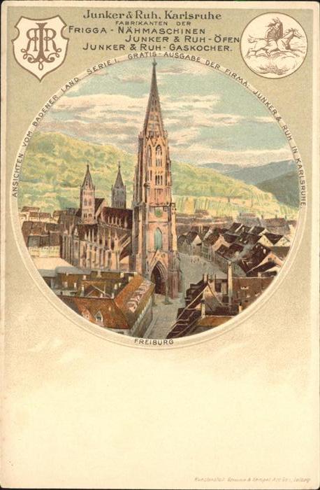 Karlsruhe Friga-Nähmaschinen Junker & Ruh-Öfen