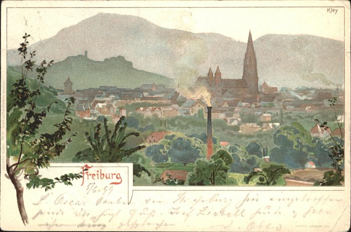 Freiburg Breisgau Totalansicht