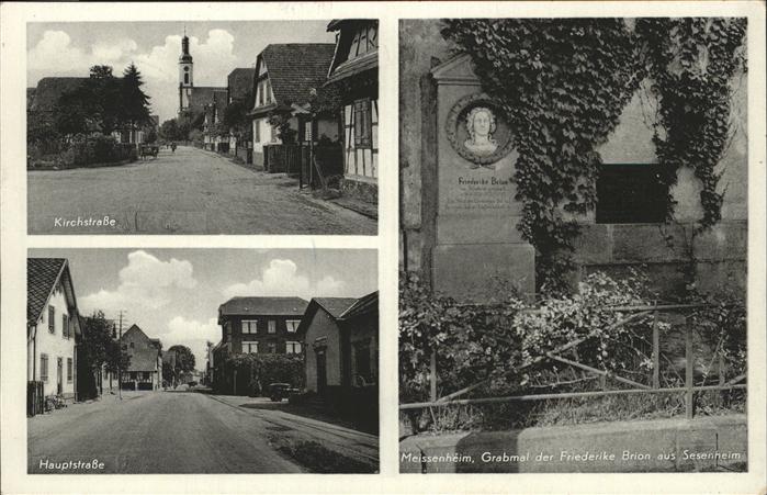 Meissenheim Baden Kirchstr.
hauptstr.
Grabmal F. Brion