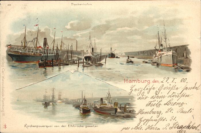 HAMBURG  CITY Hafen
Elbbruecke