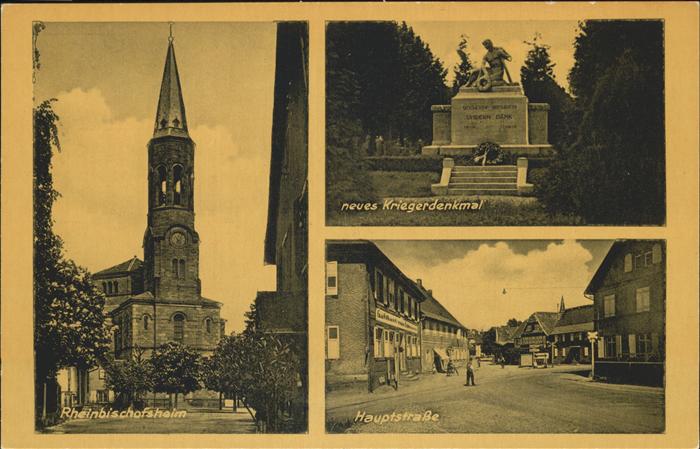 Rheinbischofsheim Kriegerdenkmal
Hauptstraße