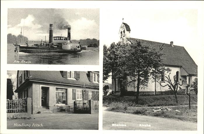 Rheinau Baden Handlung Fritsch
Kirche
Rhein