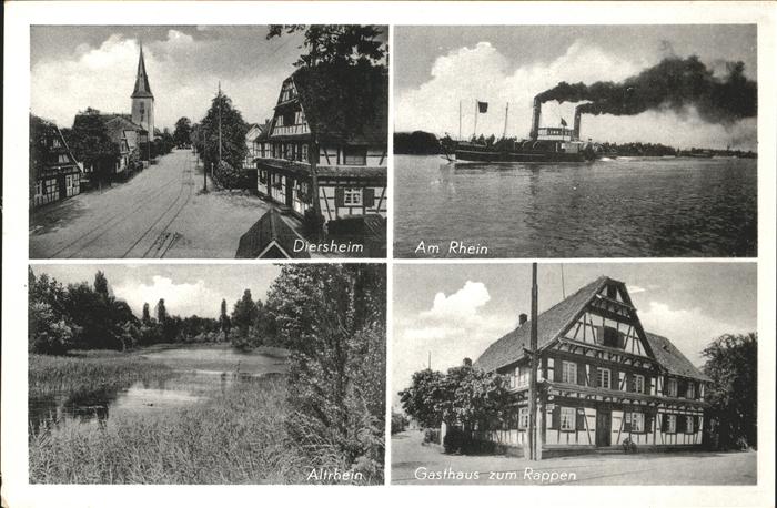 Diersheim Rhein
Altrhein
Gasthaus Rappen