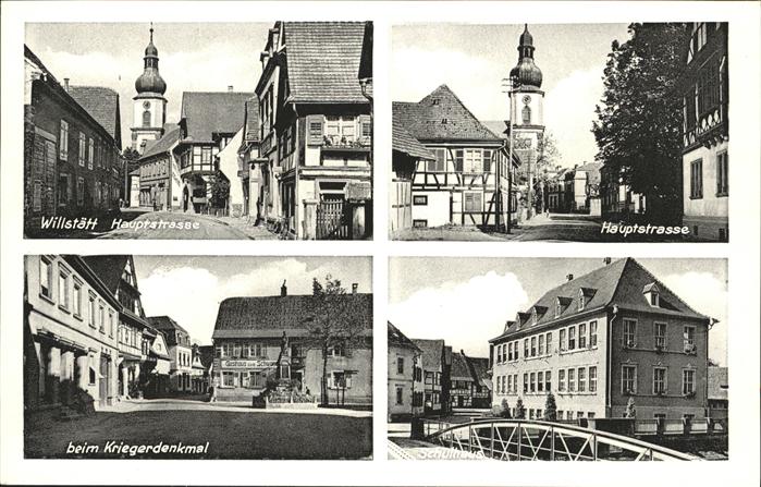 Willstaett Hauptstraße
Kriegerdenkmal