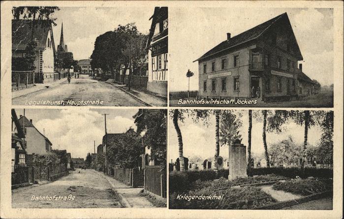 Legelshurst Bahnhofswirtschaft
Kriigerdenkmal
Hau
