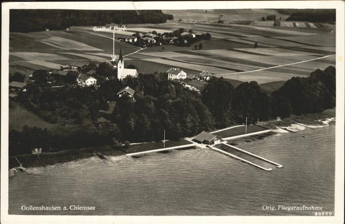 Gollenshausen Chiemsee Fliegeraufnahme