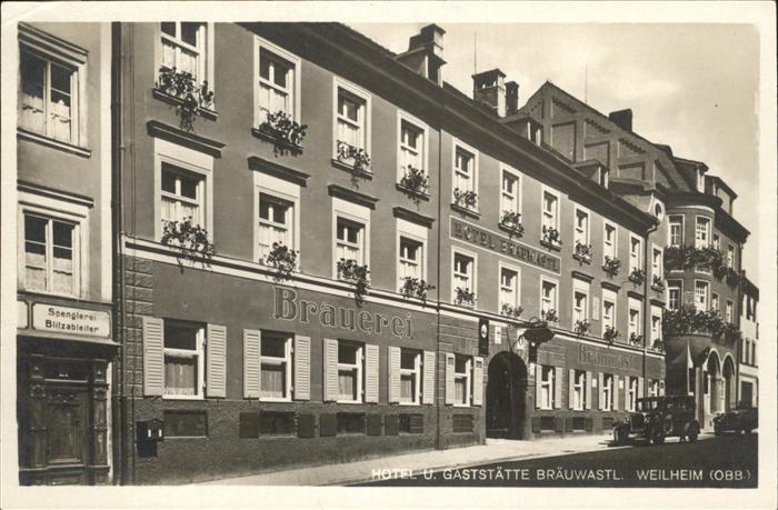 Weilheim Gaststätte Bräuwastl