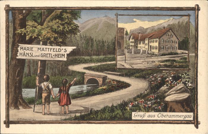 Oberammergau Marie Mattfeld`s Hänsl- und Gretl-Heim