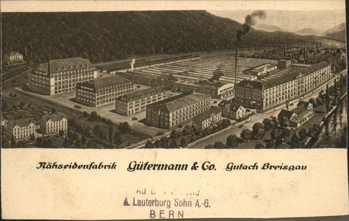 Gutach Breisgau Nähseidenfabrik Gütermann