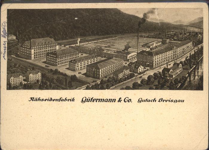 Gutach Breisgau Nähseidenfabrik Gütermann