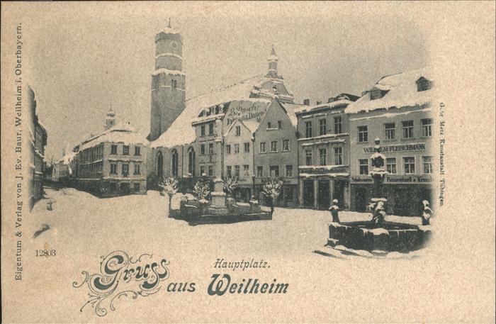 Weilheim Hauptplatz