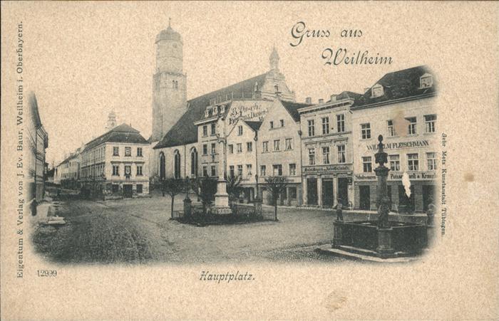 Weilheim Hauptplatz
