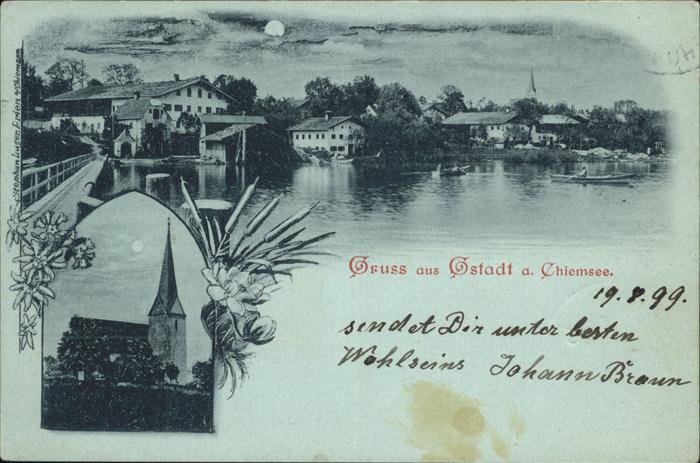 Gstadt Chiemsee Totalansicht