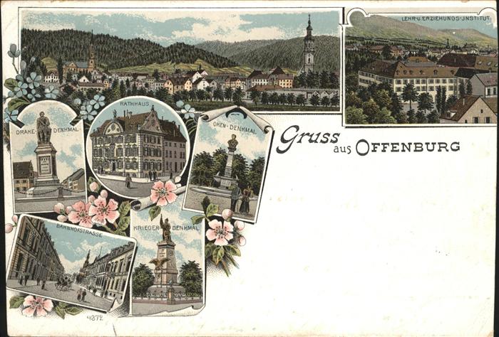 Offenburg Rathaus
Drake-Denkmal
Oken-Denkmal