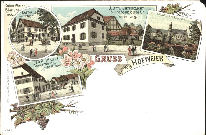 Hofweier Ortenaukreis Gasthaus Engel
Bienenzucht Ott