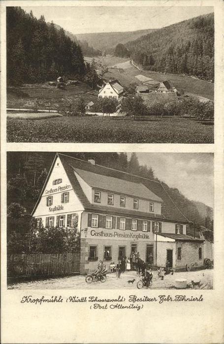 Altensteig Schwarzwald Gasthaus Kropfmühle