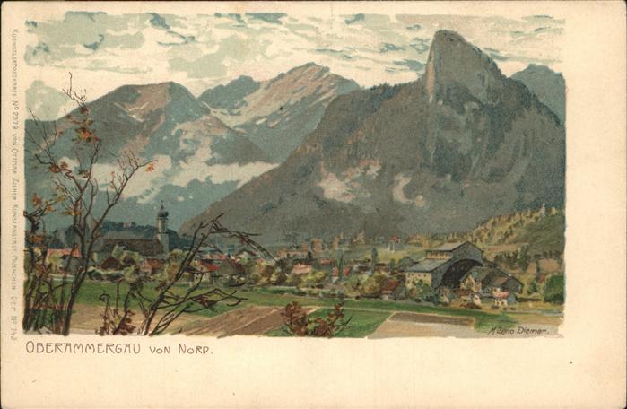 OBERAMMERGAU Bayern Panorama