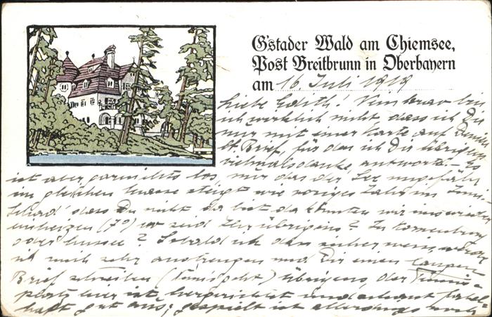 Gstadt Chiemsee Gstader Wald
Post Breitbrunn