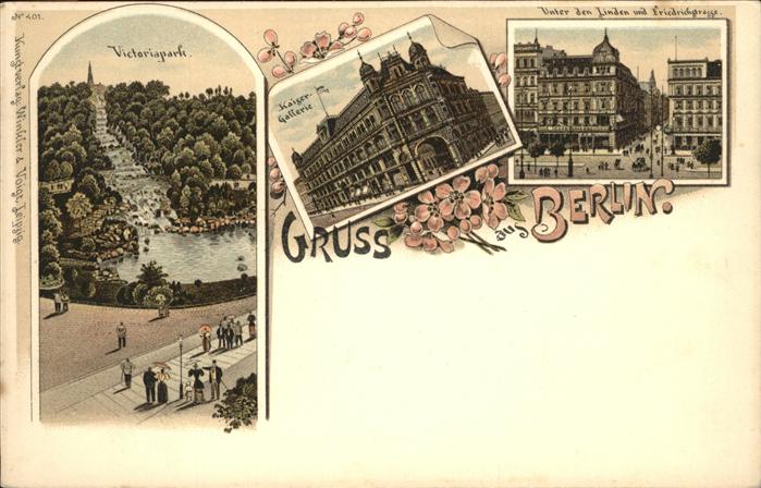 Berlin Viktoriapark Kaisergalerie Unter den Li