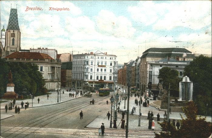 Breslau Niederschlesien Königsplatz