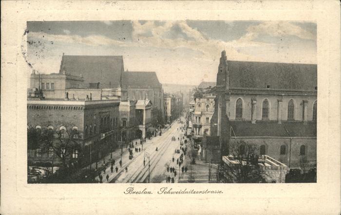 Breslau Niederschlesien Schweidnitzerstrasse