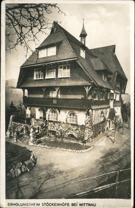 Wittnau Breisgau Erholungsheim Stöckenhofe