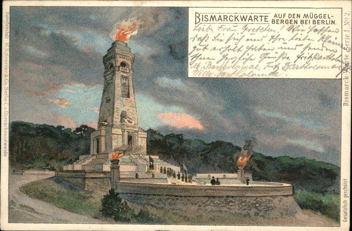 Berlin Müggelberge Bismarckwarte