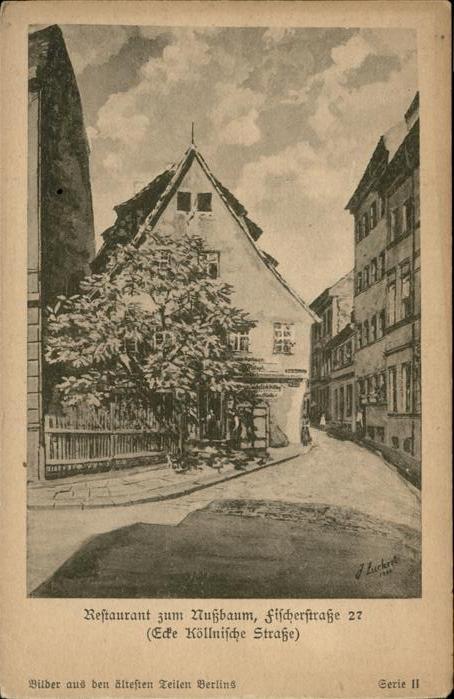 Berlin Alt Berlin Restaurant Nussbaum Fischers