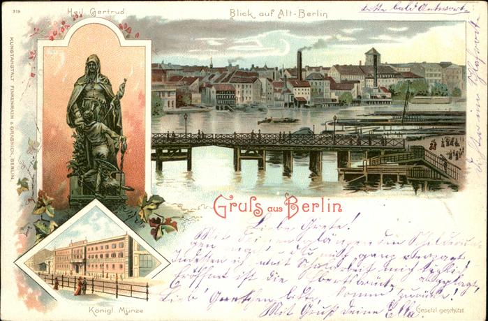 Berlin Alt Berlin Heilige Gertrud