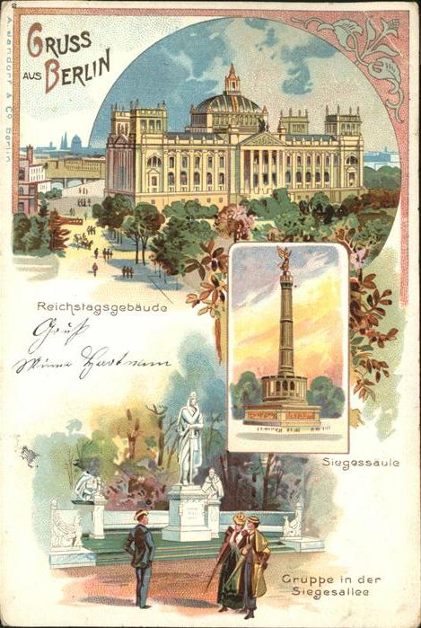 Berlin Reichstag Siegessäule
