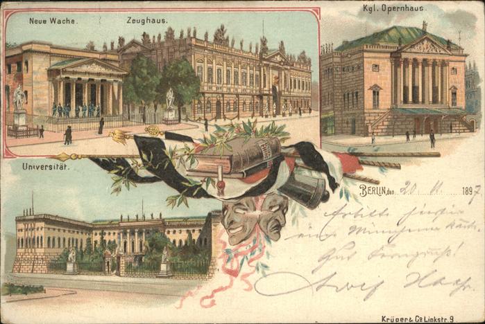 Berlin Alt Berlin Neue Wache Zeughaus Universi