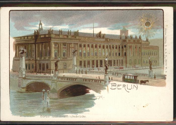 Berlin Alt Berlin Börse Fridrichsbrücke