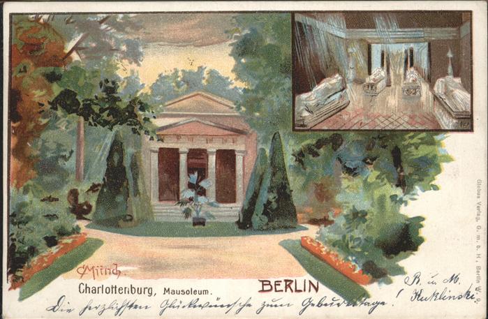 Berlin Alt Berlin Charlottenburg Mausoleum