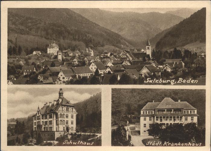 Sulzburg Schulhaus Krankenhaus