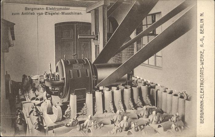 Berlin Bergmann Elektromotor Antrieb Zigeleima