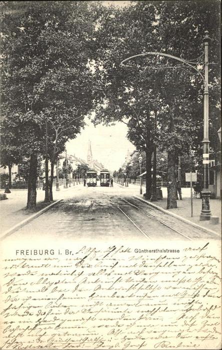 Freiburg Breisgau Strassenbahn Güntherstahlstrasse Strass