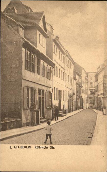 Berlin Alt Berlin Köllnische Strasse