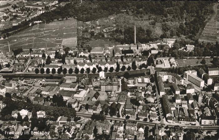 Freiburg Breisgau Fliegeraufnahme Brauerei Ganter