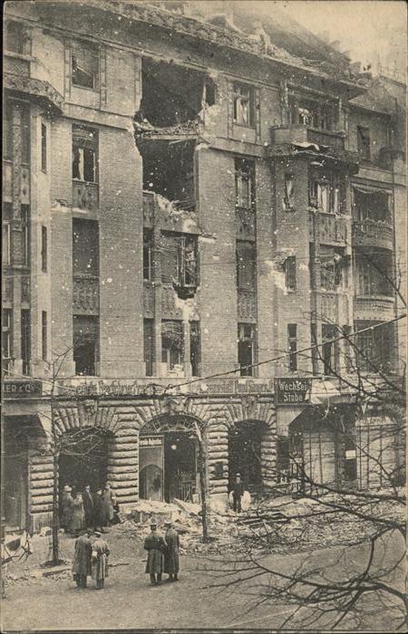 BERLIN  CITY Lindenstrasse zerstoert